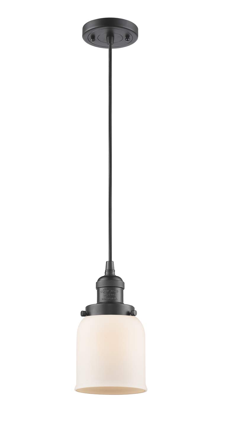 Innovations INNO201C-OB-G51-LED Mini Pendant Light Fixture - Oil Rubbed Bronze Finish - Modern LED Lighting for Kitchen Island, Dining Room & Bar Counter Decor