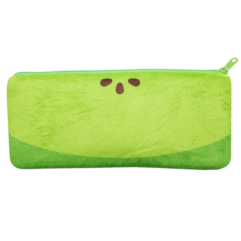 Cutie Fruities Scented Pencil Pouch - Orange & Apple Aroma - Kids School Supplies, Classroom Rewards & Teacher Gifts by Scentco - Perfect for Back to School, Homework Organization & Student Incentives