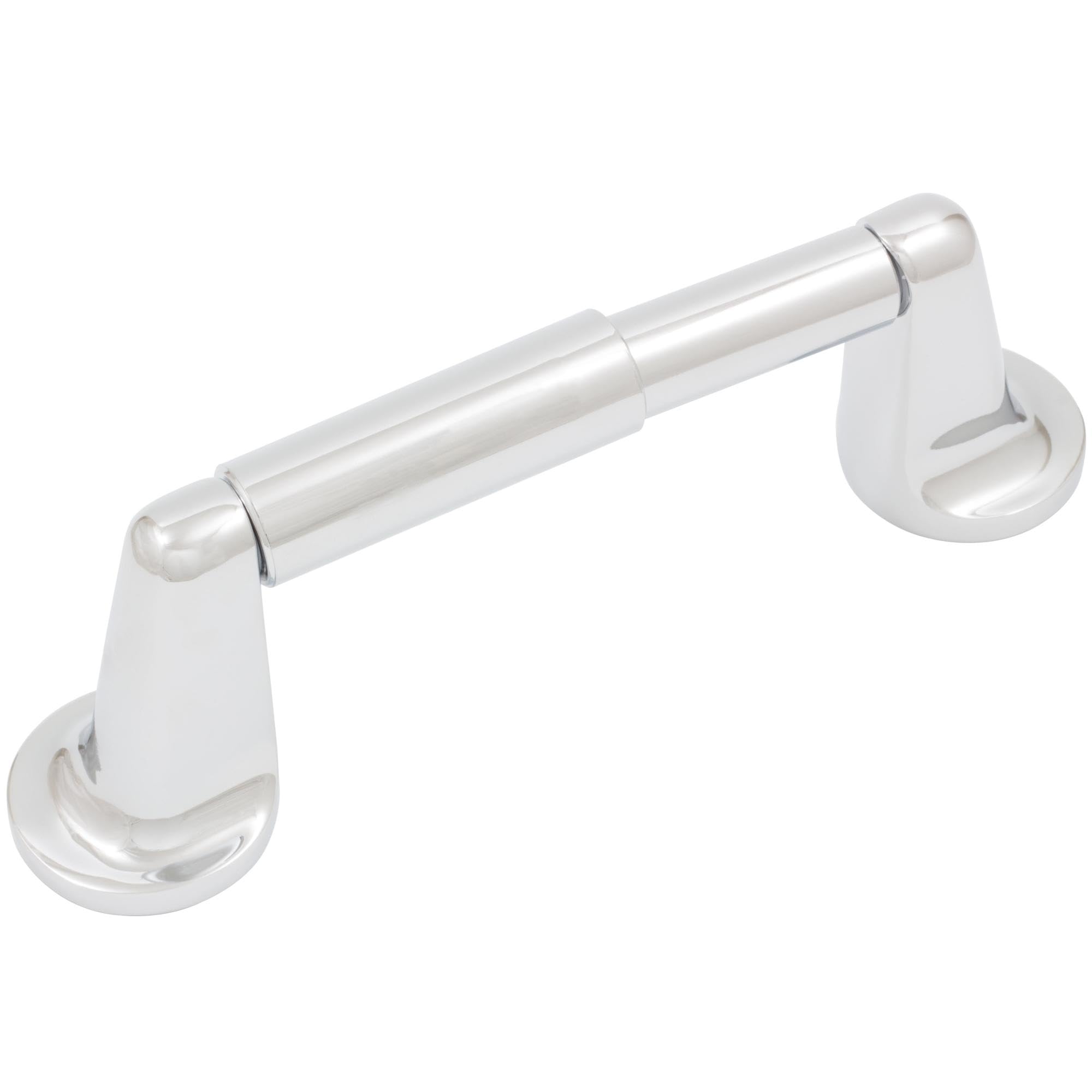 Premium Polished Chrome Paper Holder by Stone Harbor Hardware - Elegant Bathroom & Office Organizer for Toilet Paper, Napkins & Towels