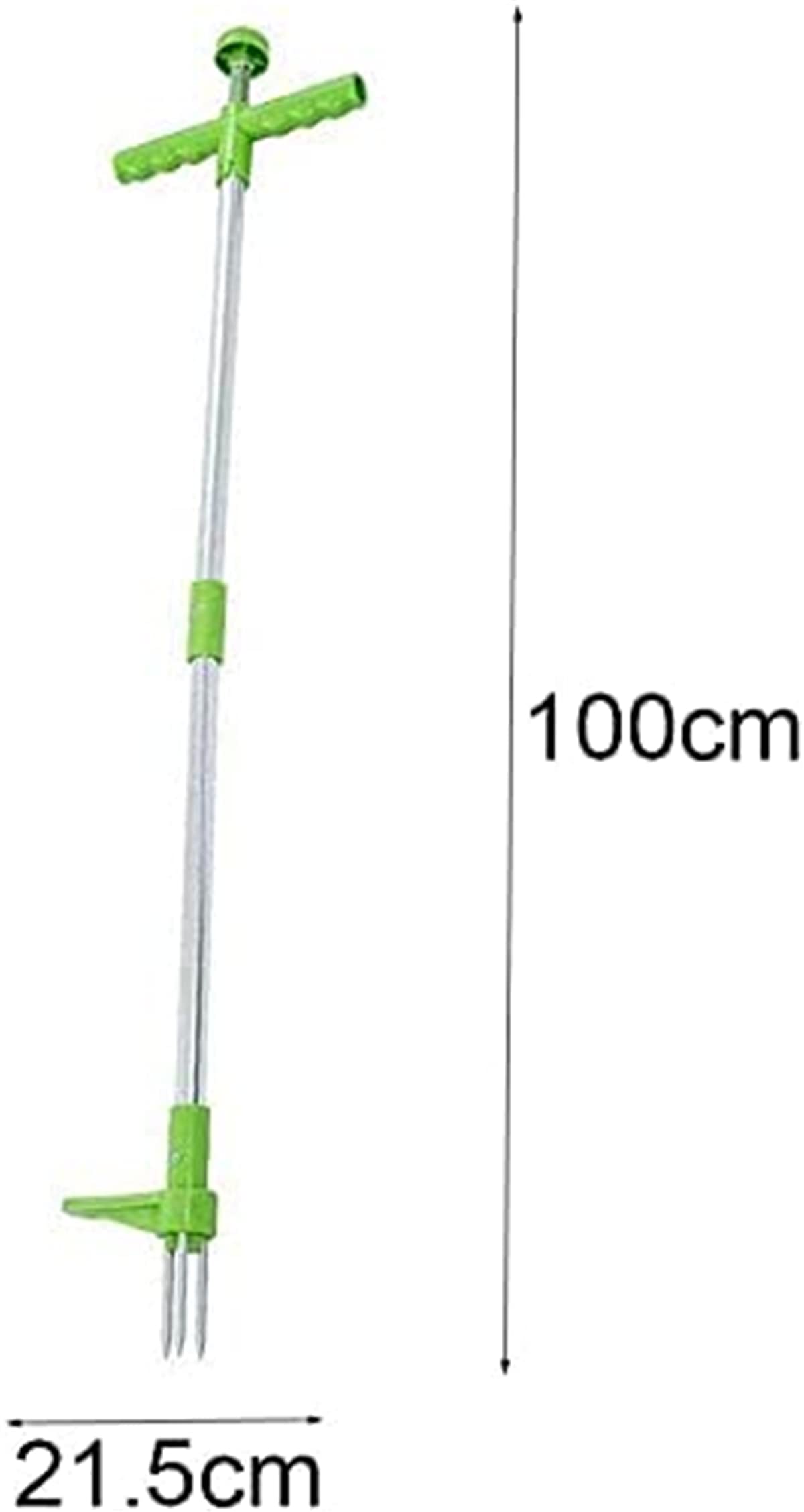 Stand Up Manual Weeder Tool with 3 Steel Claws - 39