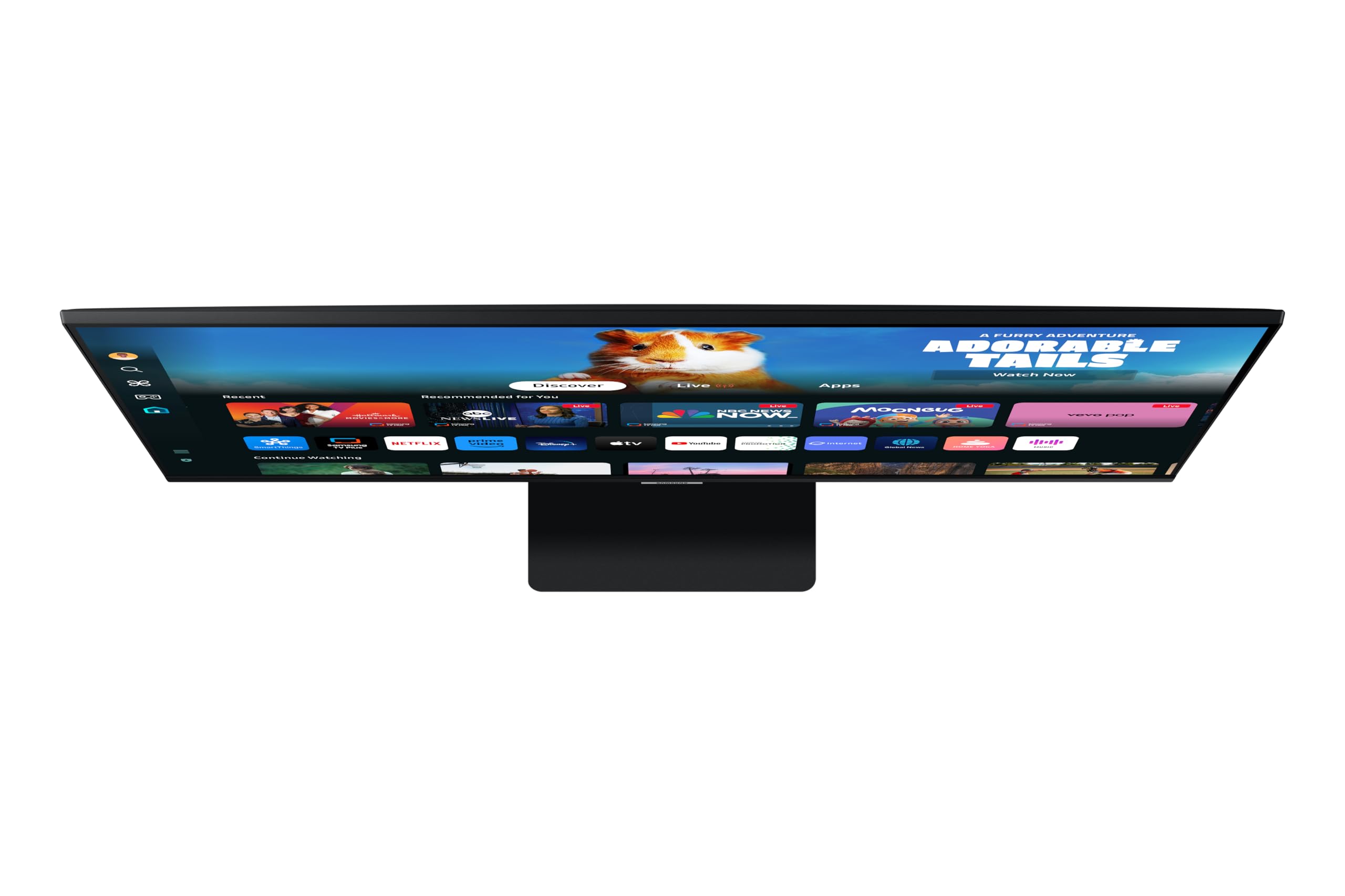 Samsung LS32DM500EUXXU 32 Inch Full HD HDR10 Smart Monitor with Built-in Speakers - 1920x1080 Resolution, USB, HDMI, WiFi, Bluetooth, Remote Control | Perfect for Home Office, Gaming, and Streaming Netflix, YouTube & Disney+