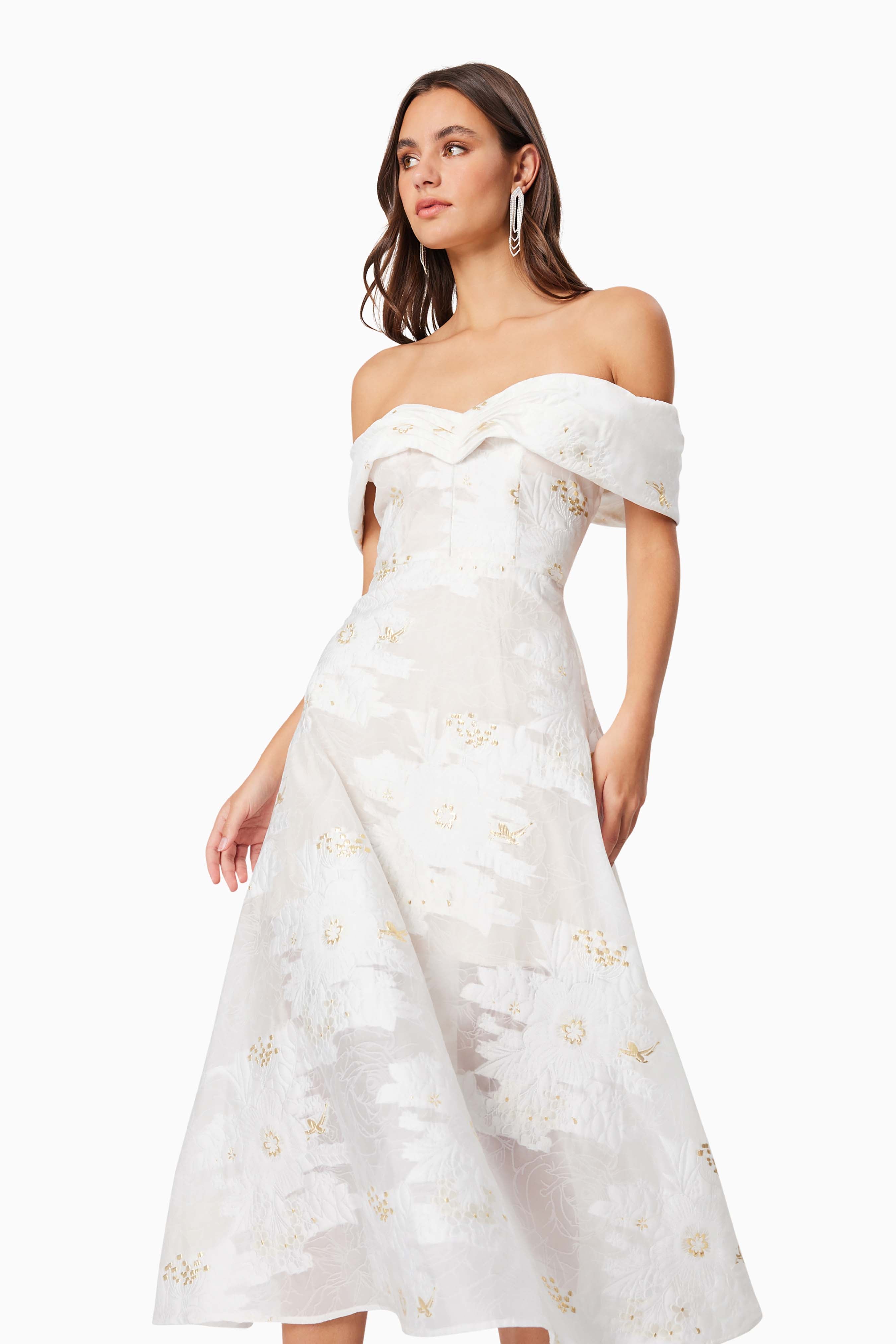 Octavia Midi Dress - Flowy A-Line Summer Dress for Women | Perfect for Beach, Brunch & Date Night Outfits