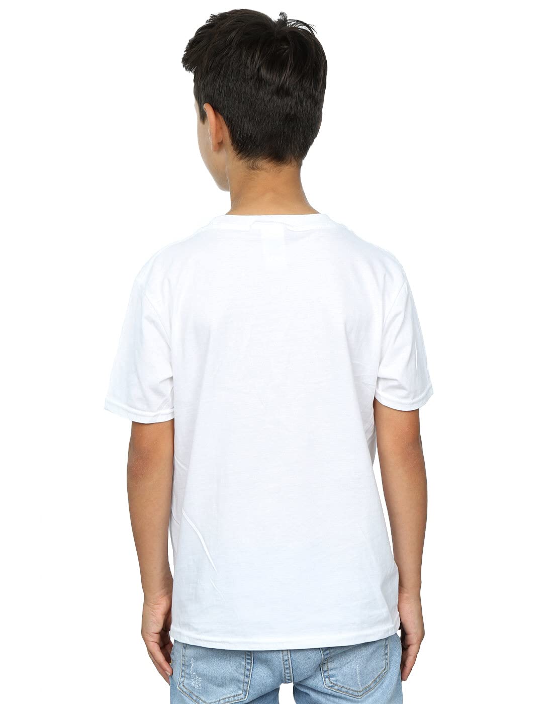 Disney Mickey Mouse Classic Kick T-Shirt for Boys 5-6 Years - White Cotton Short Sleeve Tee | Perfect for Playdates, Birthday Parties & Disney Theme Outfits