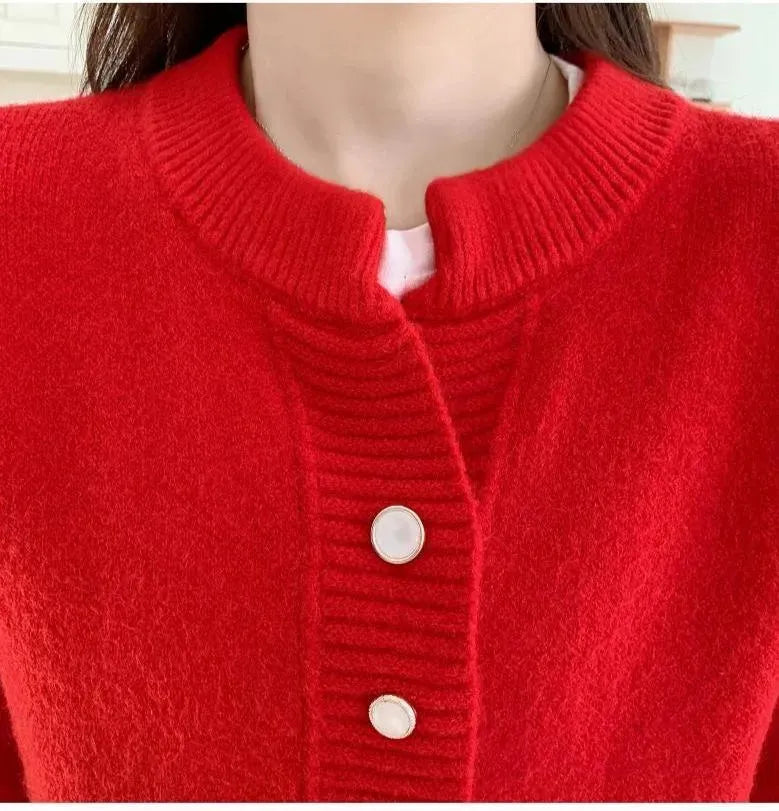 Cozy Winter Cardigan Sweaters for Women - Soft Knit Wrap Sweater with Pockets - Perfect for Layering, Office Wear & Casual Outfits