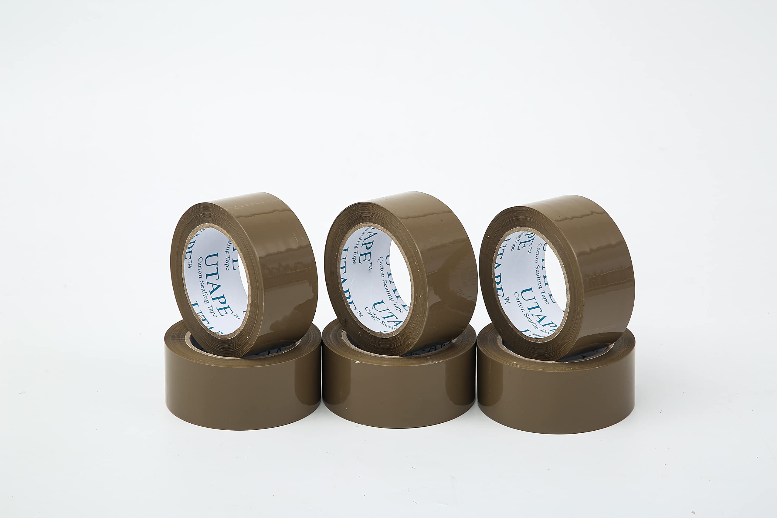 6 Rolls Heavy Duty Brown Packing Tape for Shipping - 2