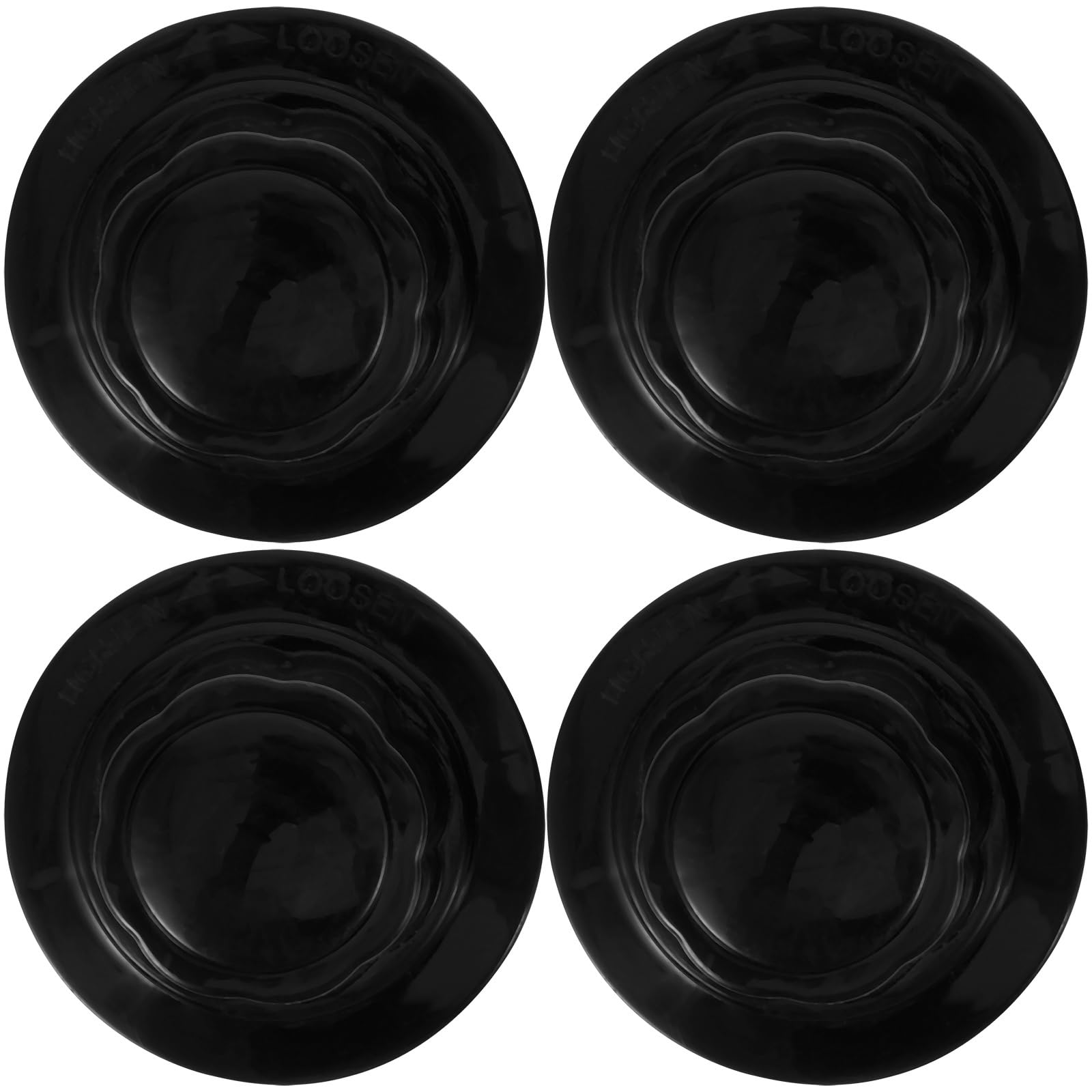 STOBAZA 4PCS Universal Fan Nut Covers - Plastic Replacement Fan Blades for Floor & Table Fans - Durable Fan Accessories Parts for Home, Office & Workshop Cooling