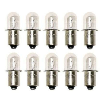 Porter Cable #881 #8419 19.2V Xenon Flashlight Replacement Bulbs - 10 Pack #YPD01YN - Perfect for Workshop, Emergency, and Outdoor Lighting Needs