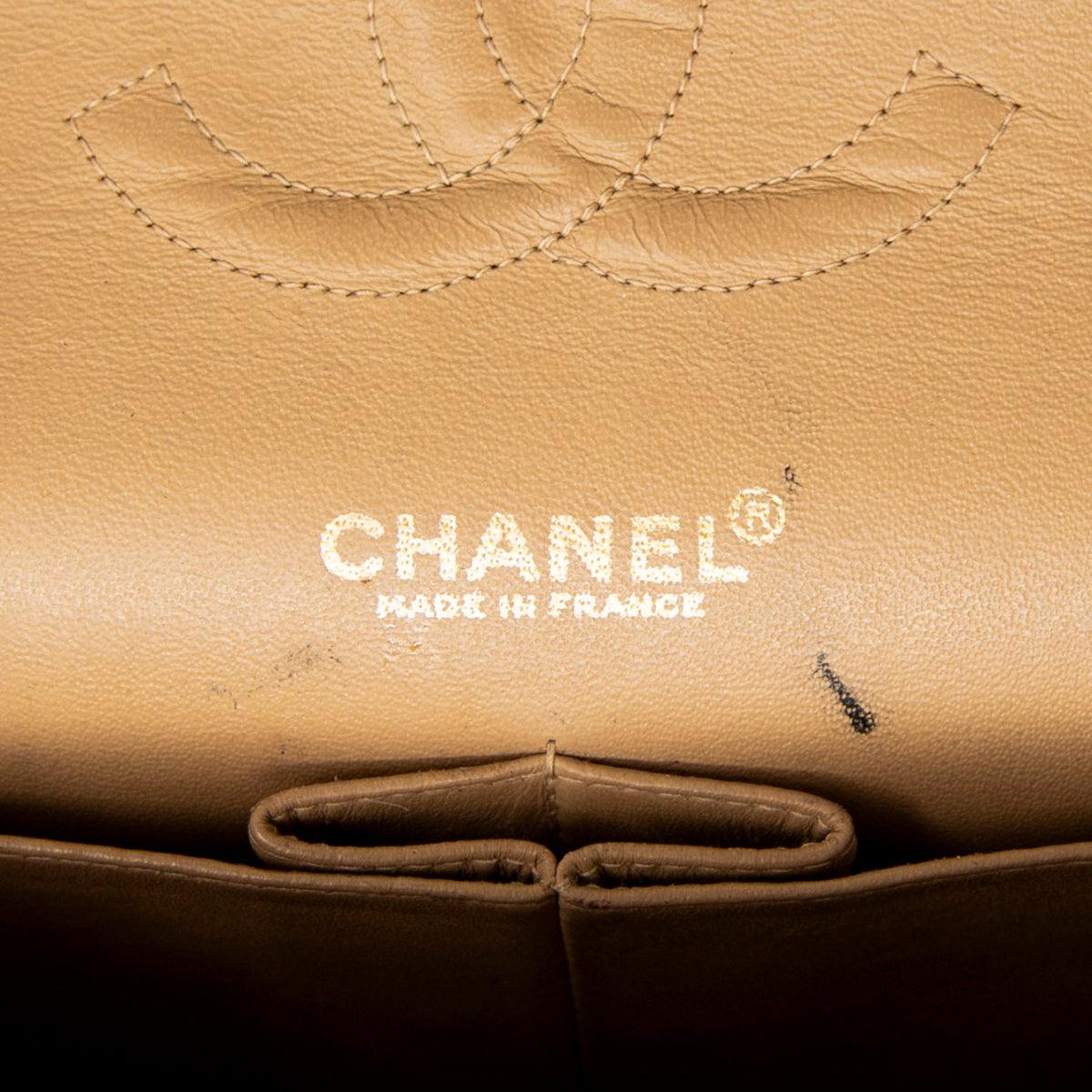 Chanel Beige Medium Vintage Classic Flap Bag - Timeless Luxury Handbag for Women | Perfect for Evening Events, Date Nights & Special Occasions