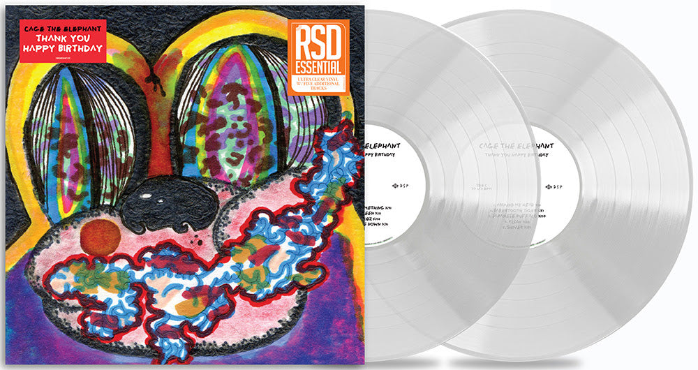 Cage the Elephant - Thank You Happy Birthday (RSD Essential 2LP Ultra Clear Vinyl) | Limited Edition Record Store Day Exclusive | Perfect for Vinyl Collectors & Music Lovers