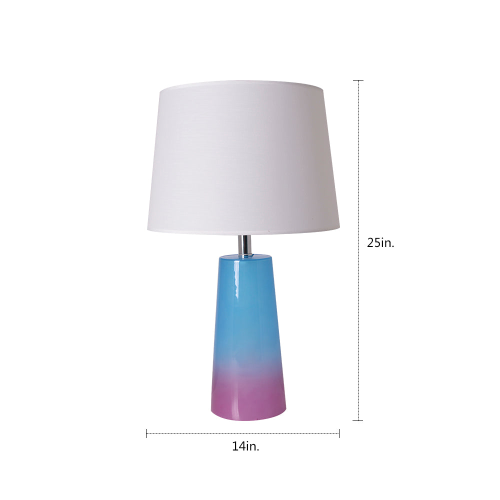 Rosemary Ombre Glass Table Lamp Set of 2 - 25