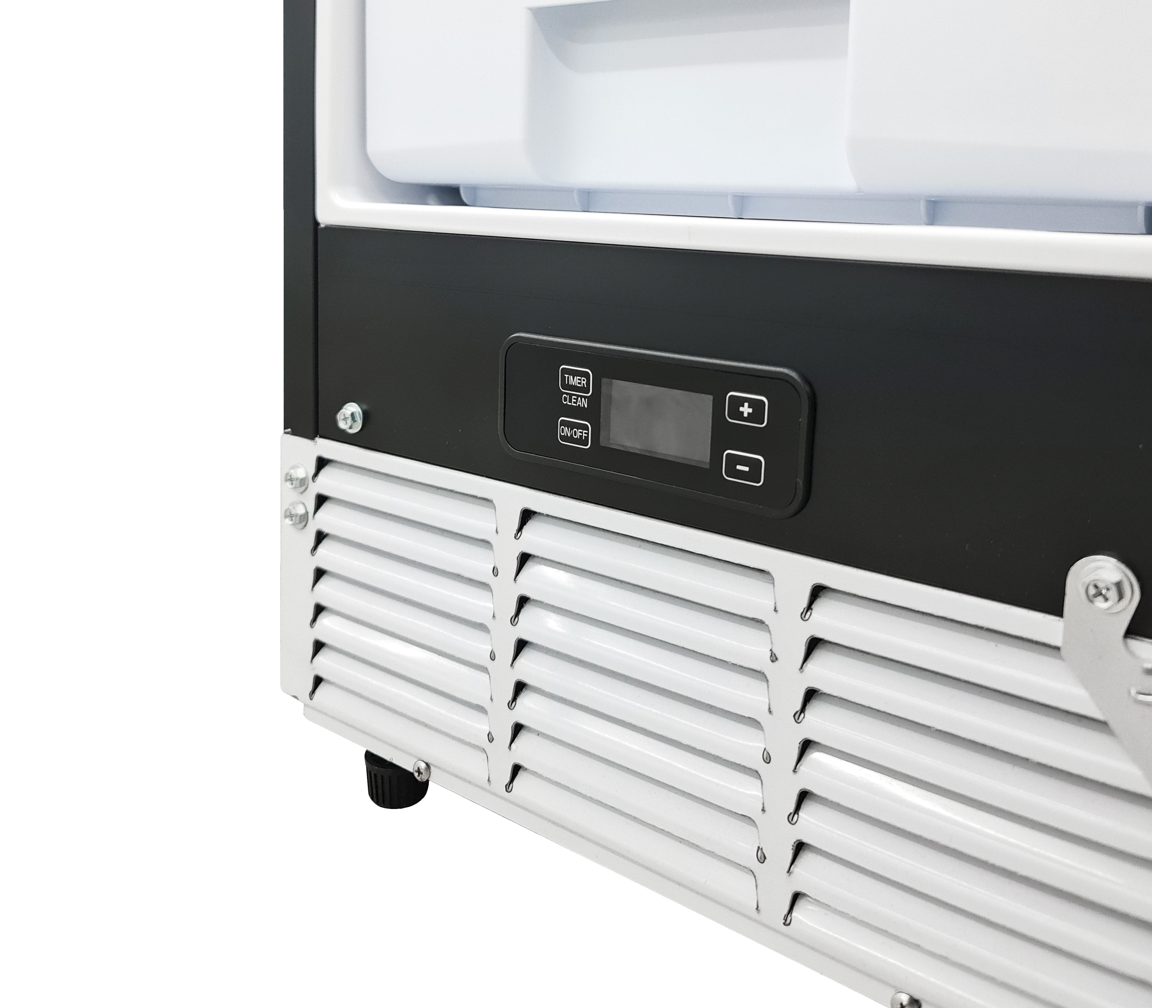 36kg/24hr Stainless Steel Ice Maker for Home, Bar, Restaurant - Fast Ice Production with Durable Vetrux Design