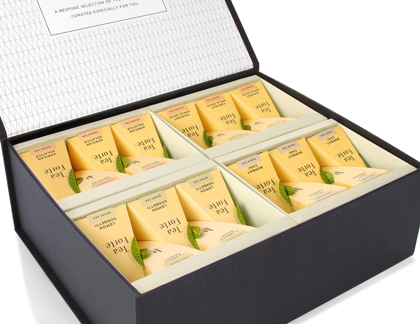 Premium Tea Forte SELECT Tea Chest - Luxury Assorted Tea Collection for Gifting & Relaxation - Perfect for Home, Office & Spa Use