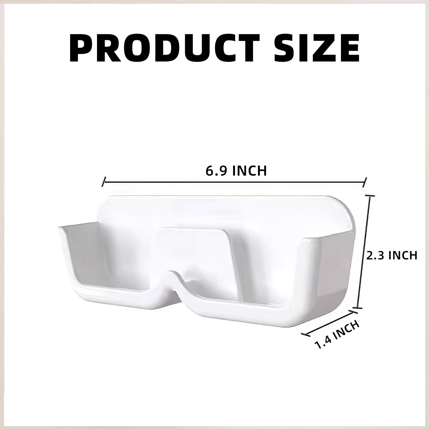 4-Pack CHANGAR Wall Mounted Eyeglasses Holder Stand - Sunglasses Organizer & Display Case with Adhesive Sticker - Perfect for Bathroom, Bedroom, Office, and Entryway Organization