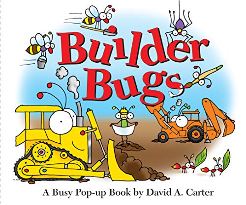Builder Bugs: A Busy Pop-up Book by David Carter – Interactive Children's Bug Book for Learning & Playtime Fun
