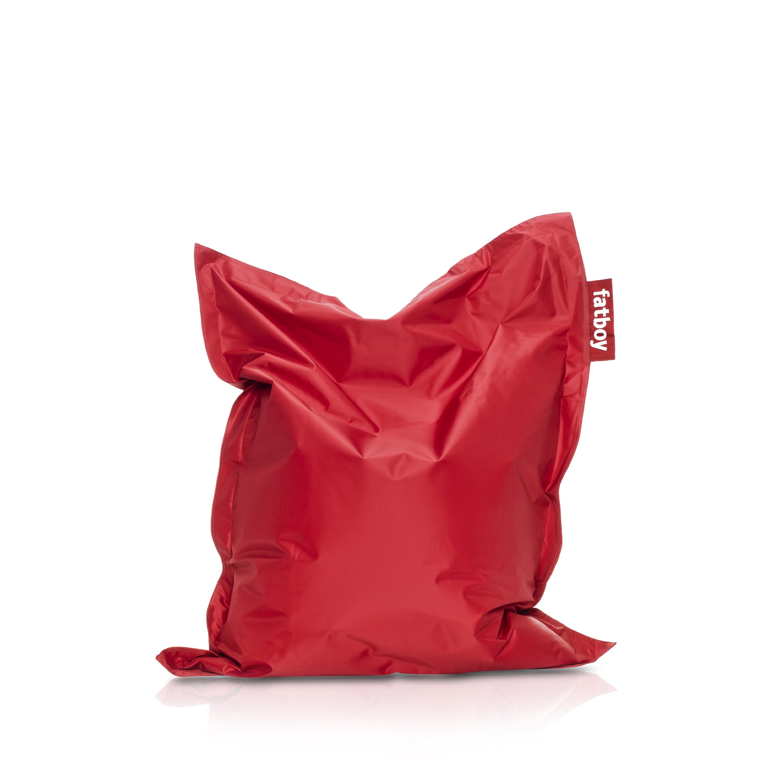 Fatboy Junior Bean Bag for Kids - Soft & Comfortable Red Bean Bag Chair - Perfect for Playrooms, Bedrooms & Reading Nooks