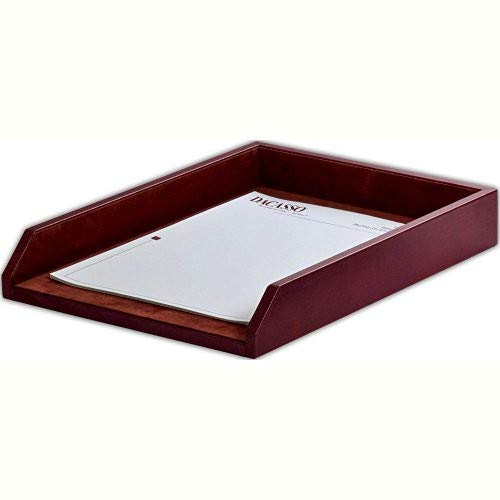 Premium Dacasso 7-Piece Leather Desk Set in Mocha Brown - Includes Pen Holder, Letter Opener & More - Perfect for Office, Home Study & Executive Gifts (D3004)