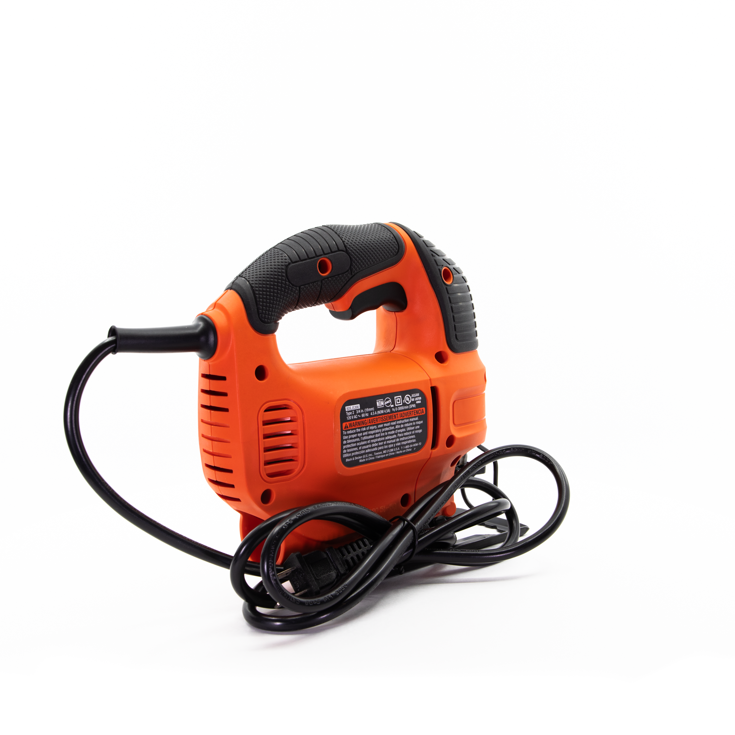 4.5 Amp Electric Jig Saw - Powerful Corded Jigsaw Tool for Woodworking, Metal Cutting & DIY Projects - Perfect for Home Improvement, Carpentry & Crafting