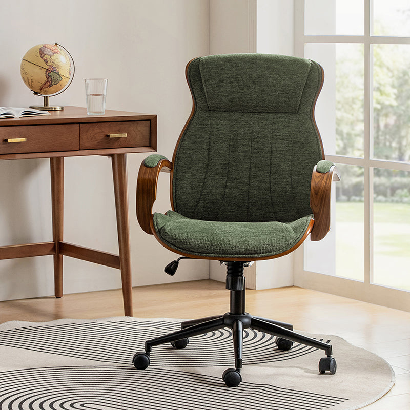 Amparo Executive Ergonomic Office Chair - High Back Mesh Computer Chair with Lumbar Support - Adjustable Swivel Task Chair for Home & Office Workspace - Perfect for Long Hours Sitting & Back Pain Relief