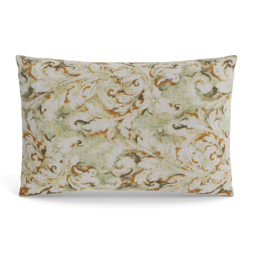 Acanthus Decorative Throw Pillow Cover - Elegant Floral Design for Sofa, Bed, Couch - Home Decor & Living Room Accent