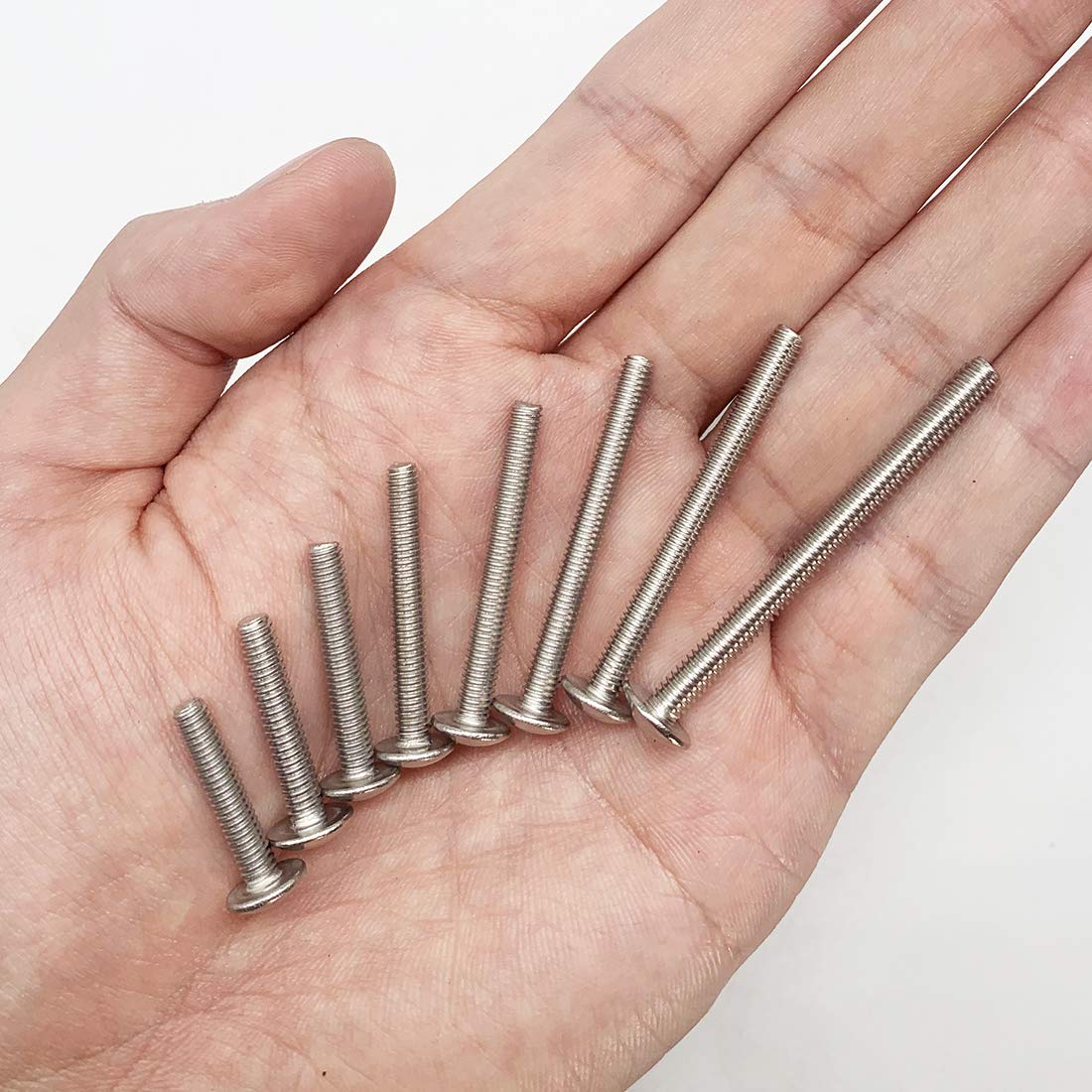 40-Pack M4 x 30mm Stainless Steel Machine Screws for Cabinet Drawer Knob - Durable 304 Steel Truss Head Bolts for Home Furniture Assembly