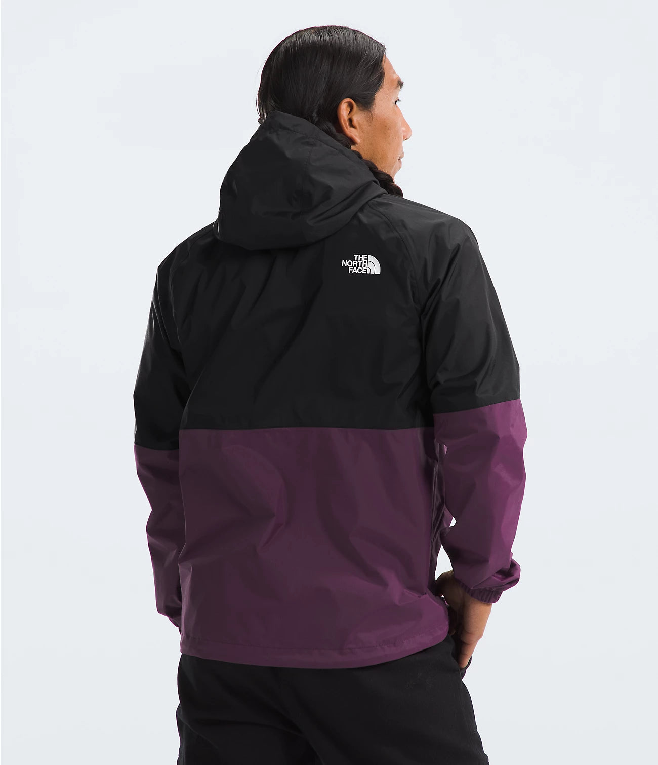 Antora Men's Rain Hoodie - Waterproof Windbreaker Jacket for Outdoor Hiking & Commuting | NF0A7QF3