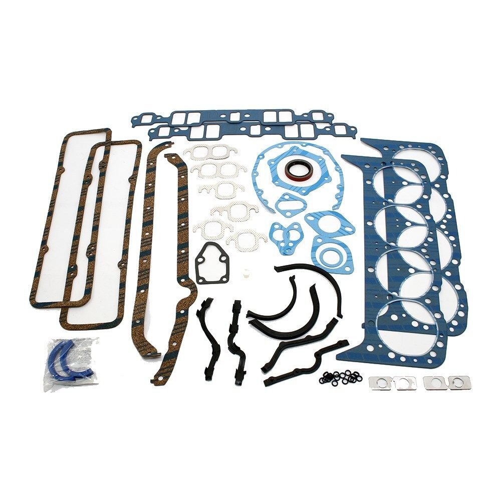 Small Block Chevy Engine Overhaul Gasket Set - Compatible with 1959-1979 Chevy 350 327 307 302 283 Engines - Perfect for Engine Rebuilds, Performance Upgrades & Classic Car Restoration Projects