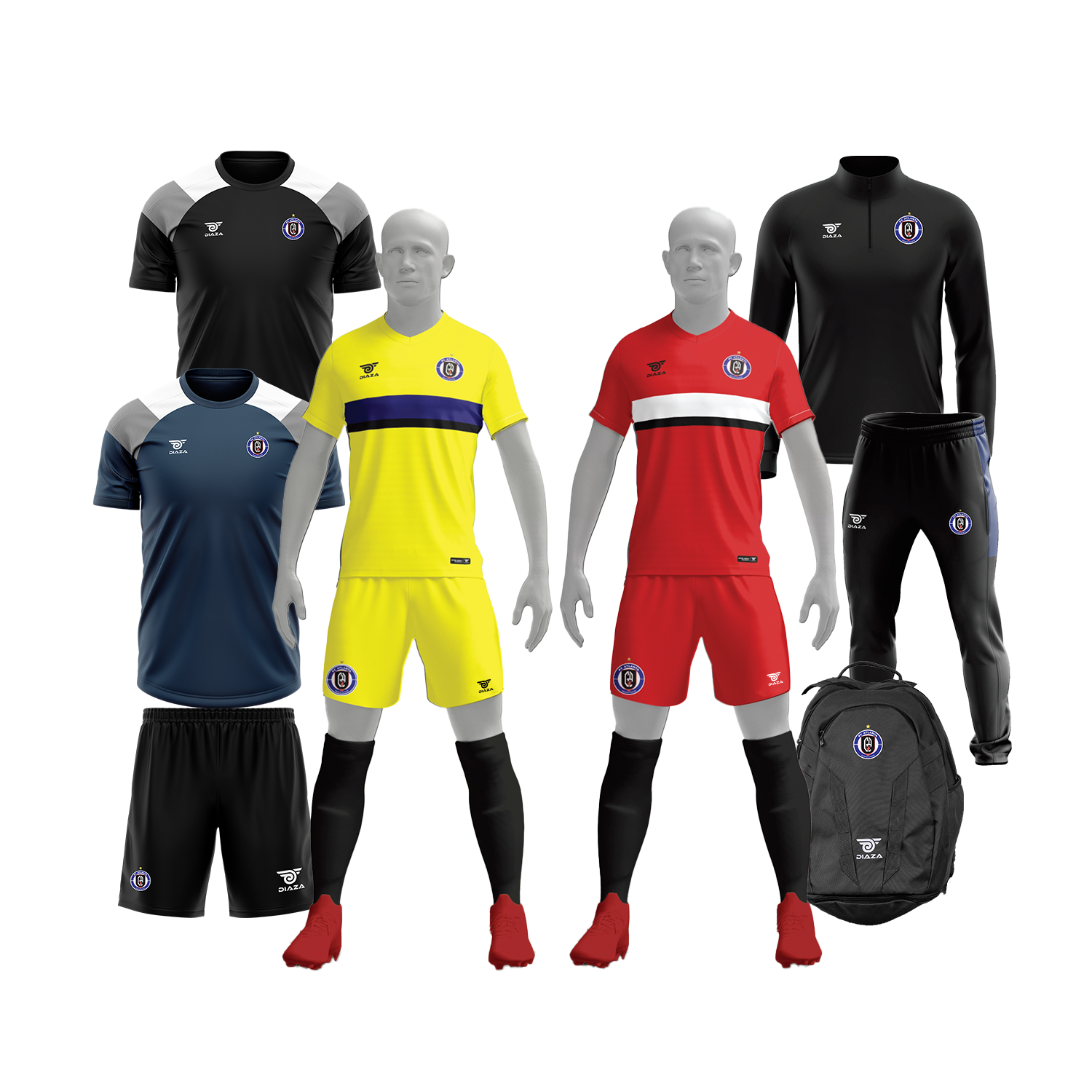 FC Atlanta Goalkeeper Gloves Bundle for Adults - Perfect for Soccer Training, Matches, and Goalkeeping Practice