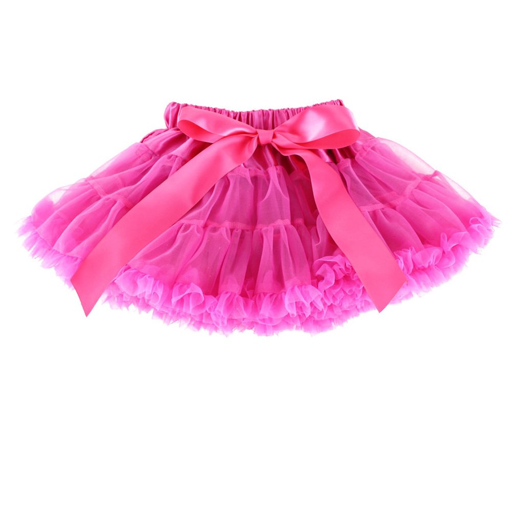 Wennikids Girls' Dance Chiffon Pettiskirt Tutu - Assorted Sizes & Colors for Ballet, Recital, Birthday Party & Photo Shoot