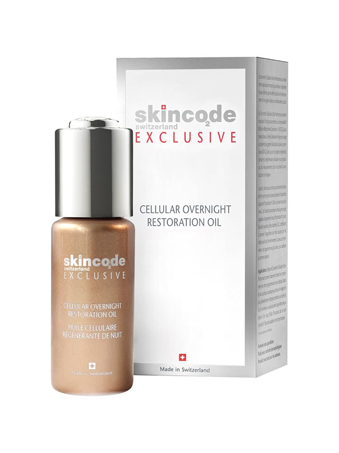 Premium Swiss Cellular Overnight Restoration Oil - 30ml | Anti-Aging Face Serum for Nighttime Skin Repair | Perfect for Dry, Mature & Sensitive Skin Care Routine