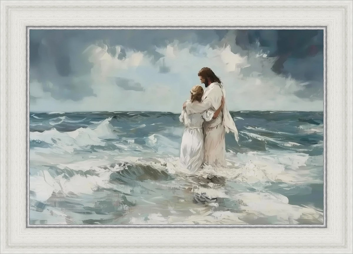 Be Still By Gabriel Heaton - Inspirational Christian Wall Art for Home & Office Decor - Perfect for Living Room, Bedroom, or Gift