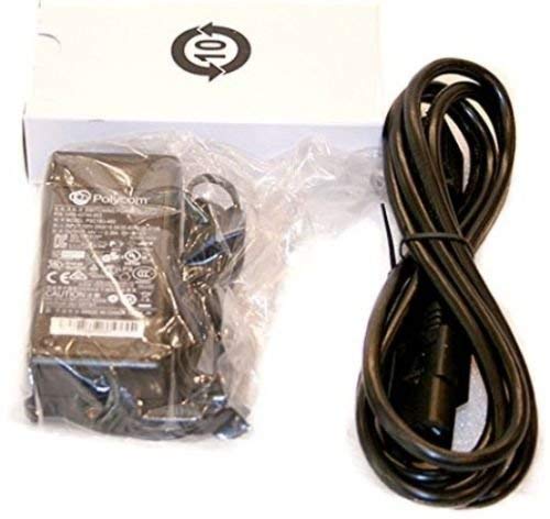 Original Polycom IP Phone Power Supply 48V Adapter for VVX Series - Perfect for Office VoIP Phones & Business Communication Systems