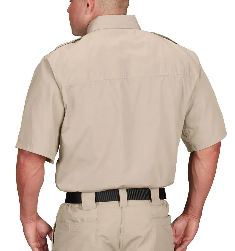 Propper Short Sleeve Tactical Shirt - Military & Outdoor Performance Shirt for Men | Durable, Moisture-Wicking & Comfortable for Hiking, Camping & Airsoft