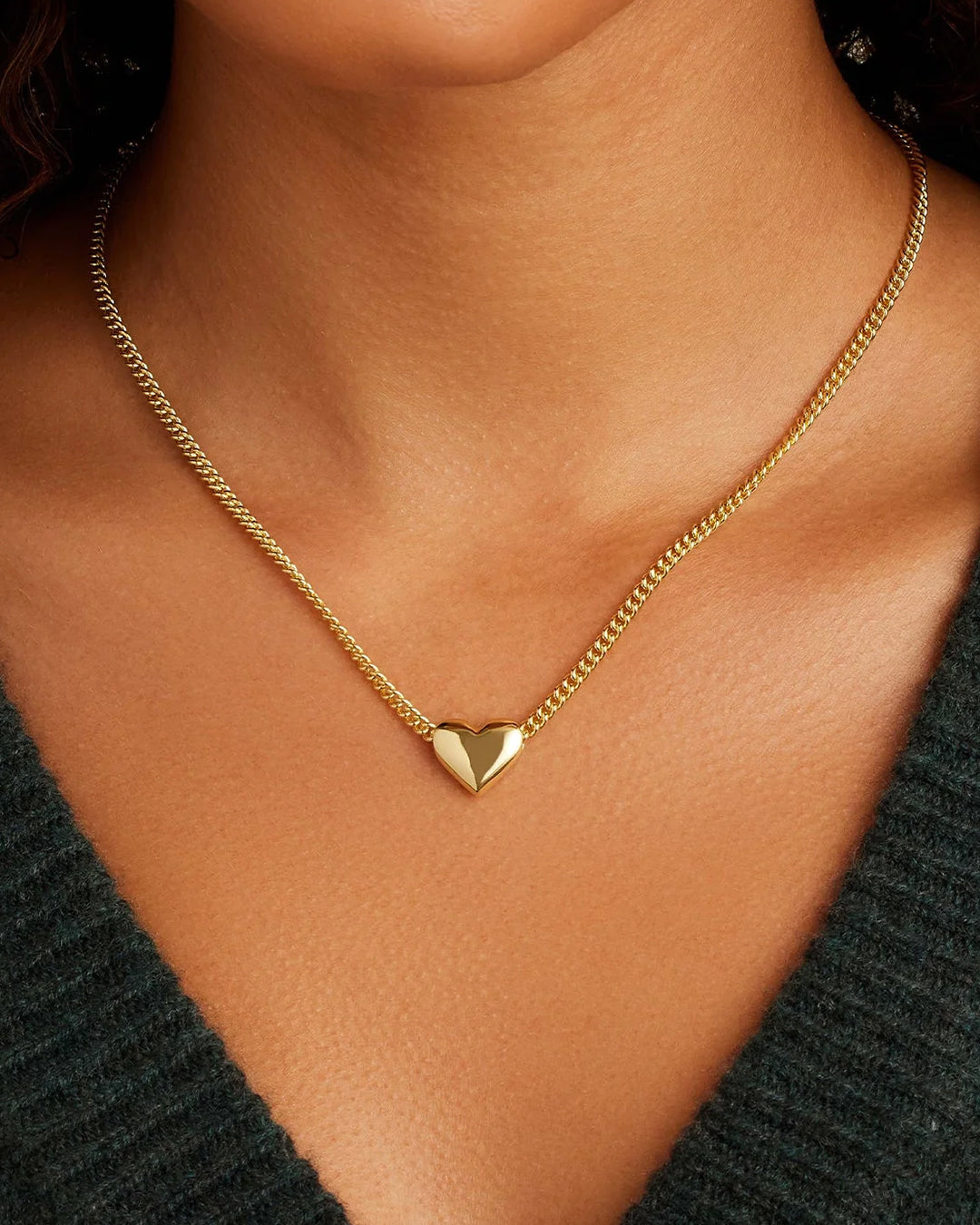 Lou Helium Heart Necklace - Elegant Sterling Silver Love Pendant for Women | Perfect Gift for Valentine's Day, Anniversary & Romantic Occasions