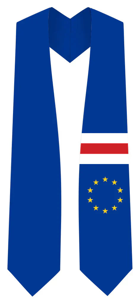 International Flag Graduation Stole - Multicolor Sash for Graduation Ceremony - Perfect for High School & College Commencement