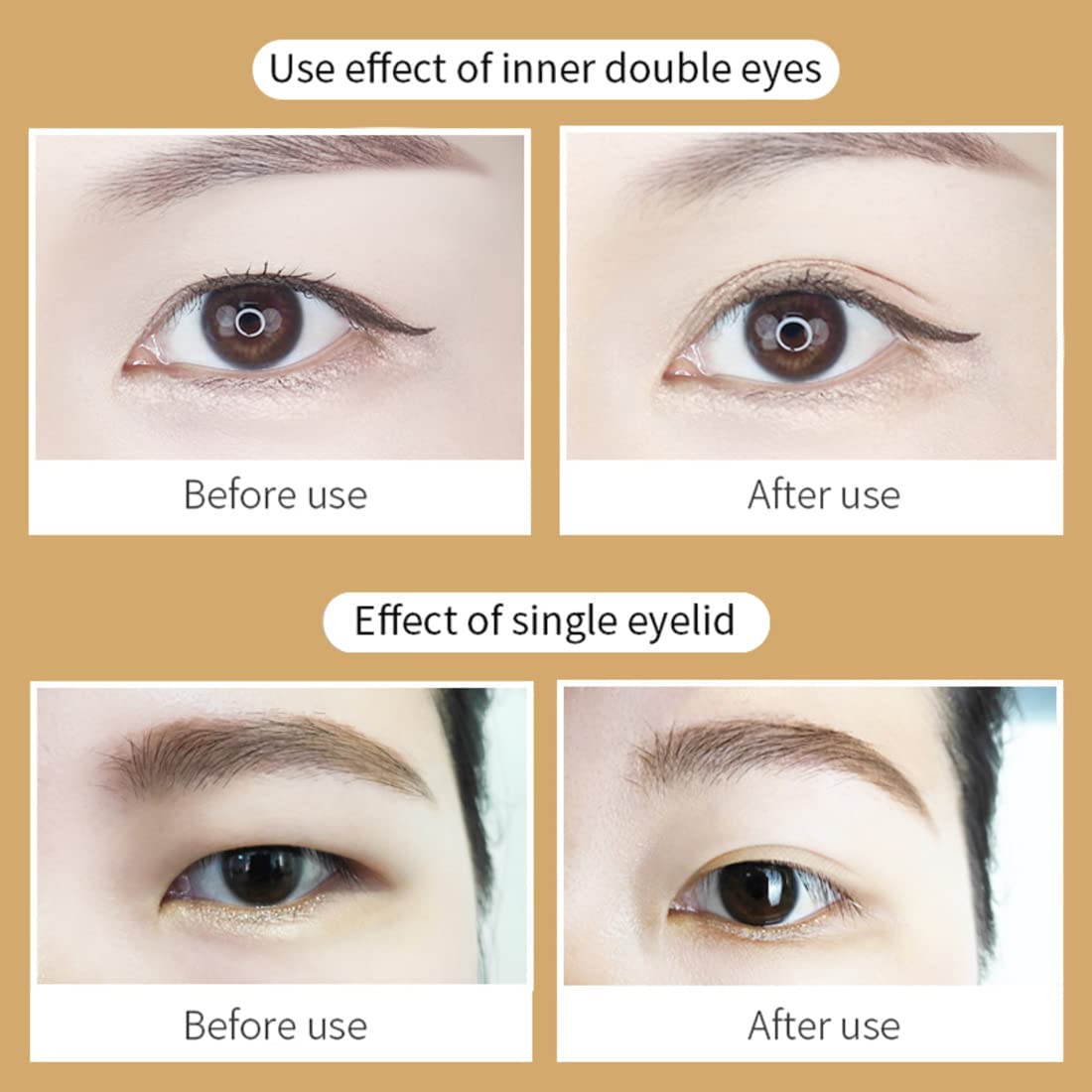 Buransh Waterproof Invisible Double Eyelid Tape - 300pcs Natural Fiber Eyelid Lift Strips for Hooded & Droopy Eyes | No Glue Eyelid Support | Perfect for Asian Monolid Makeup & Eye Contouring | Great Gift for Women & Girls