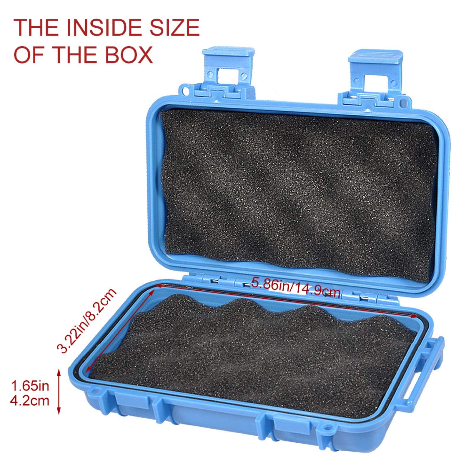 Waterproof Dry Box with U-Shape Buckles - Plastic Storage Case for Camping, Fishing, Boating & Outdoor Gear Protection | Portable Airtight Container for Electronics, Documents & Valuables