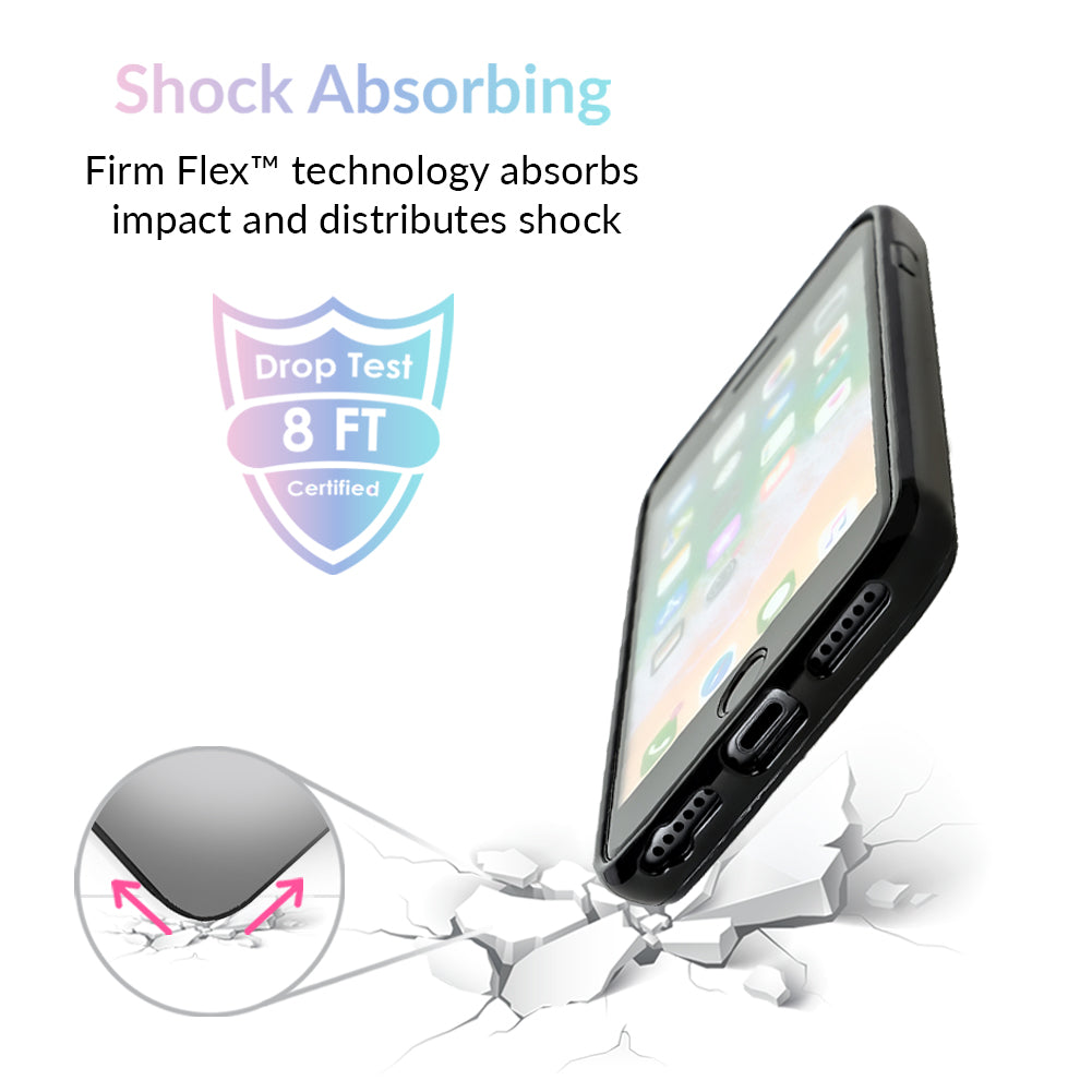 Shockproof Silver Reflective Mirror iPhone Case - Protective Phone Cover for iPhone 14/13/12/11 Pro Max - Stylish & Durable for Night Running, Cycling & Outdoor Activities