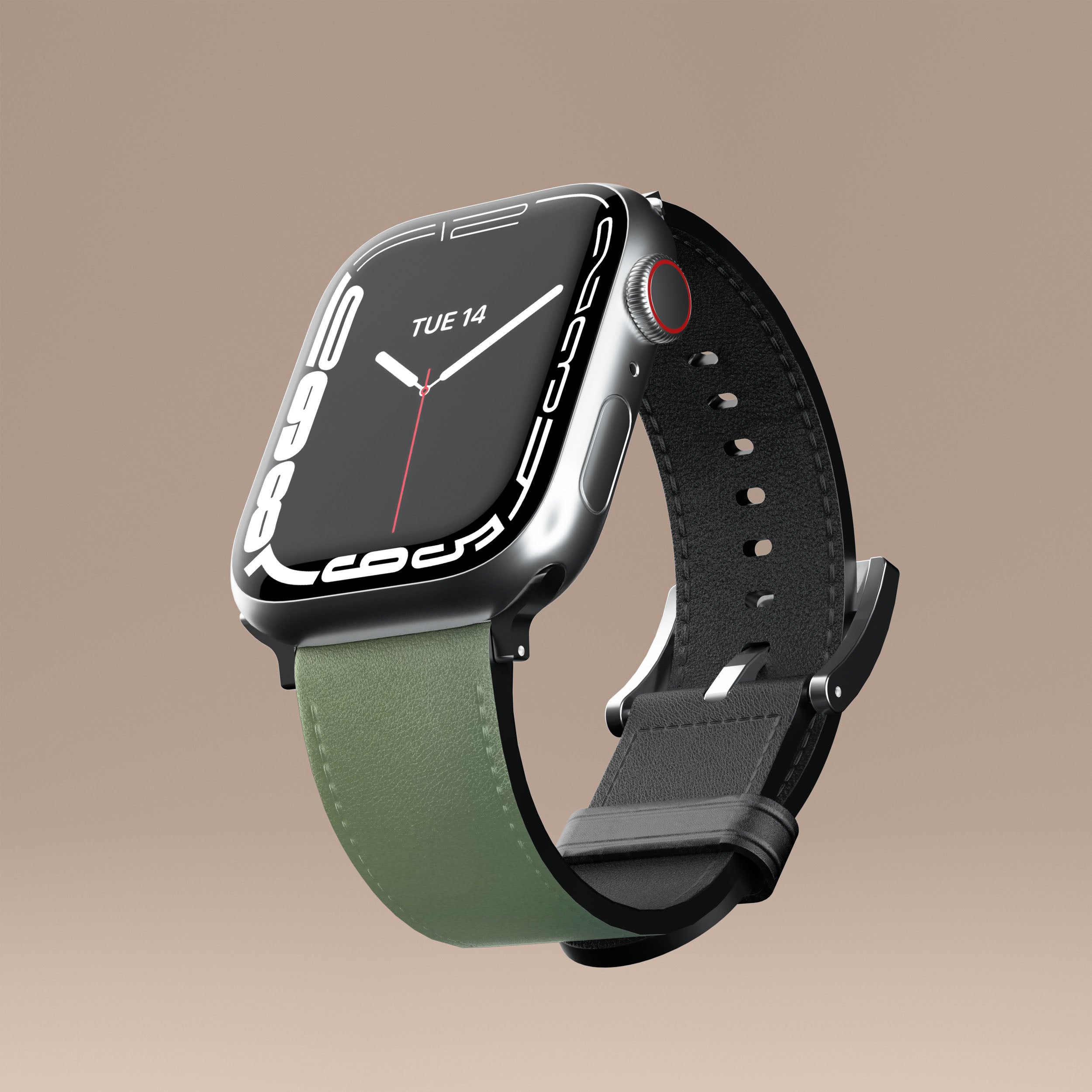 Sage Mist Apple Watch Band - Soft Silicone Replacement Strap for Apple Watch Series 9/8/7/6/SE - Perfect for Workouts, Running & Everyday Wear