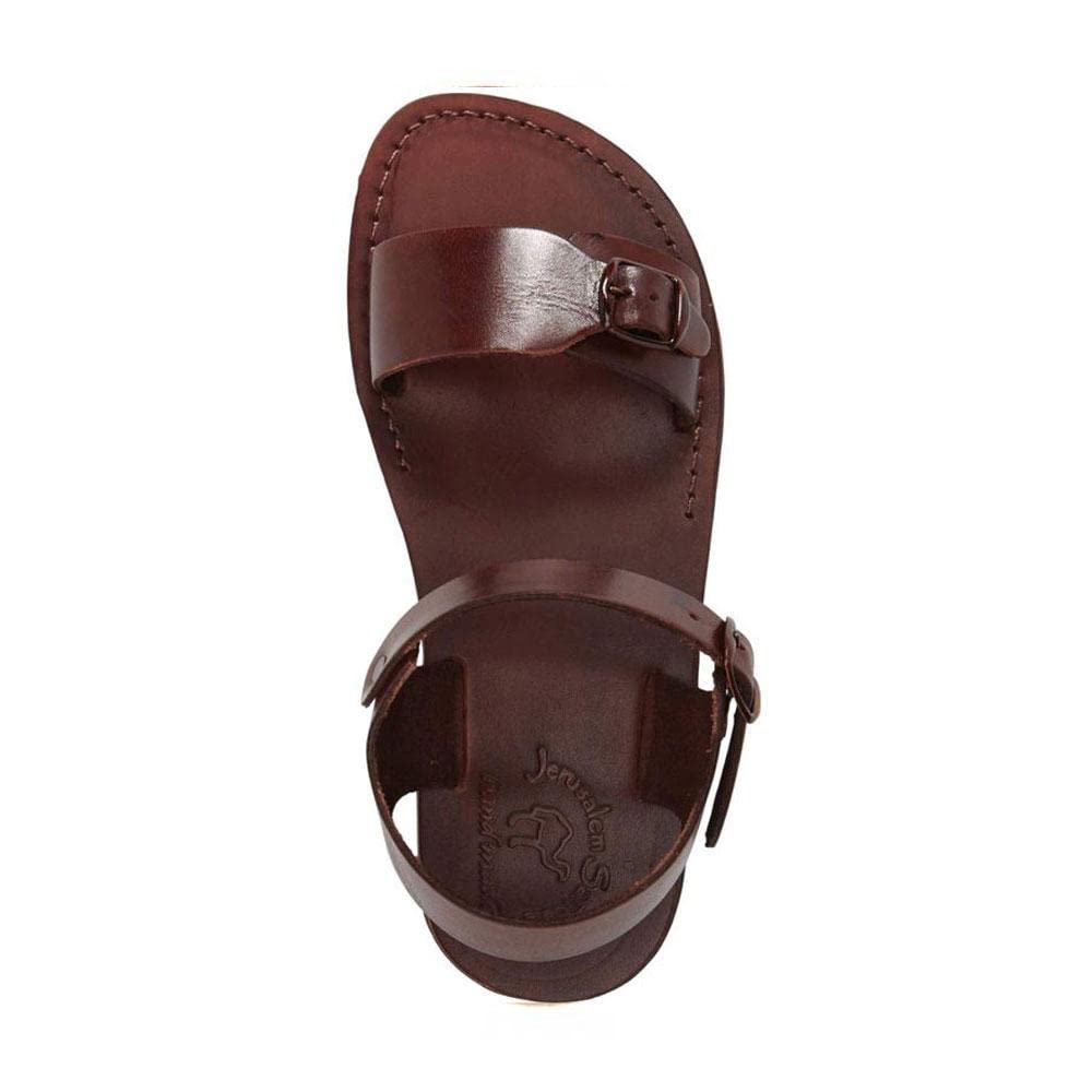 Original Leather Adjustable Buckle Sandals for Men - Comfortable & Stylish Summer Footwear for Beach, Travel & Casual Outings