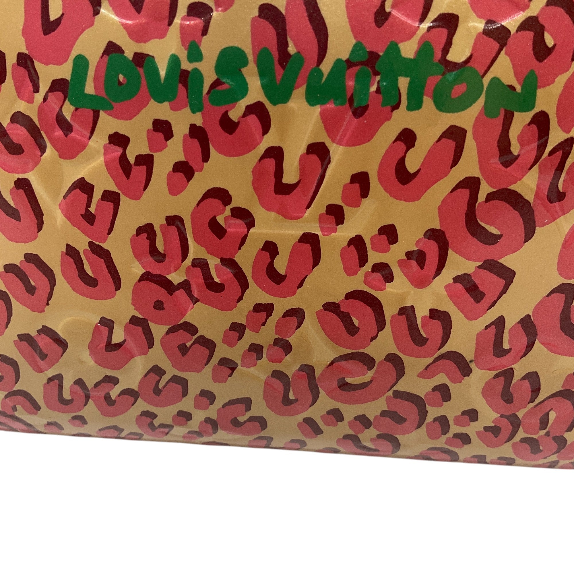 Louis Vuitton Zip Around Wallet in Beige, Pink & Green - Luxury Printed Designer Wallet for Women, Perfect for Everyday Use & Travel Accessories