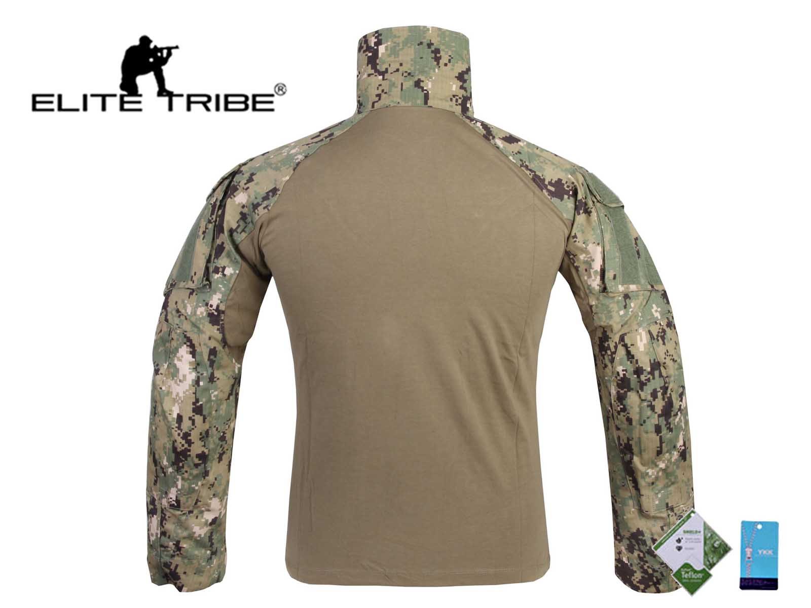 Emerson Airsoft Tactical BDU Military Combat Uniform Set - Gen3 AOR2 Camo Shirt & Pants for Airsoft, Paintball, Outdoor Training & Tactical Operations