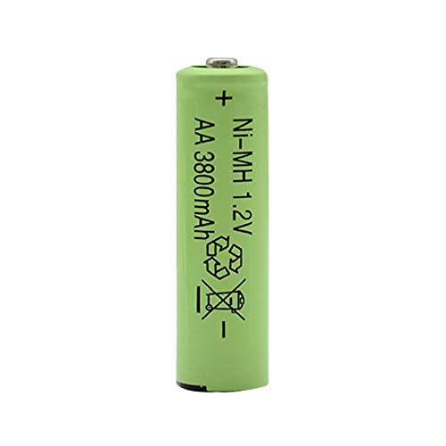 Tatoonly Green 1-Pack Ni-MH 3000mAh AA Rechargeable Batteries 1.2V - High Capacity AA Battery for Flashlight, Camera, Toys, Remote Controls & Electronic Devices