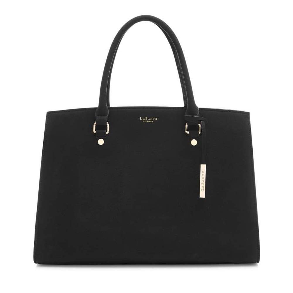 LaBante London 'Aricia' Vegan Leather Tote Bag for Women - Stylish Laptop Carryall with Spacious Compartment | Perfect for Work, Travel & Everyday Use