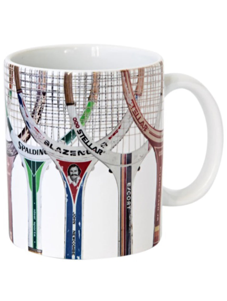 Premium Tennis Racquets Coffee Mug - Insulated Stainless Steel Travel Cup for Tennis Players & Fans - Perfect for Courtside, Office, or Home Use
