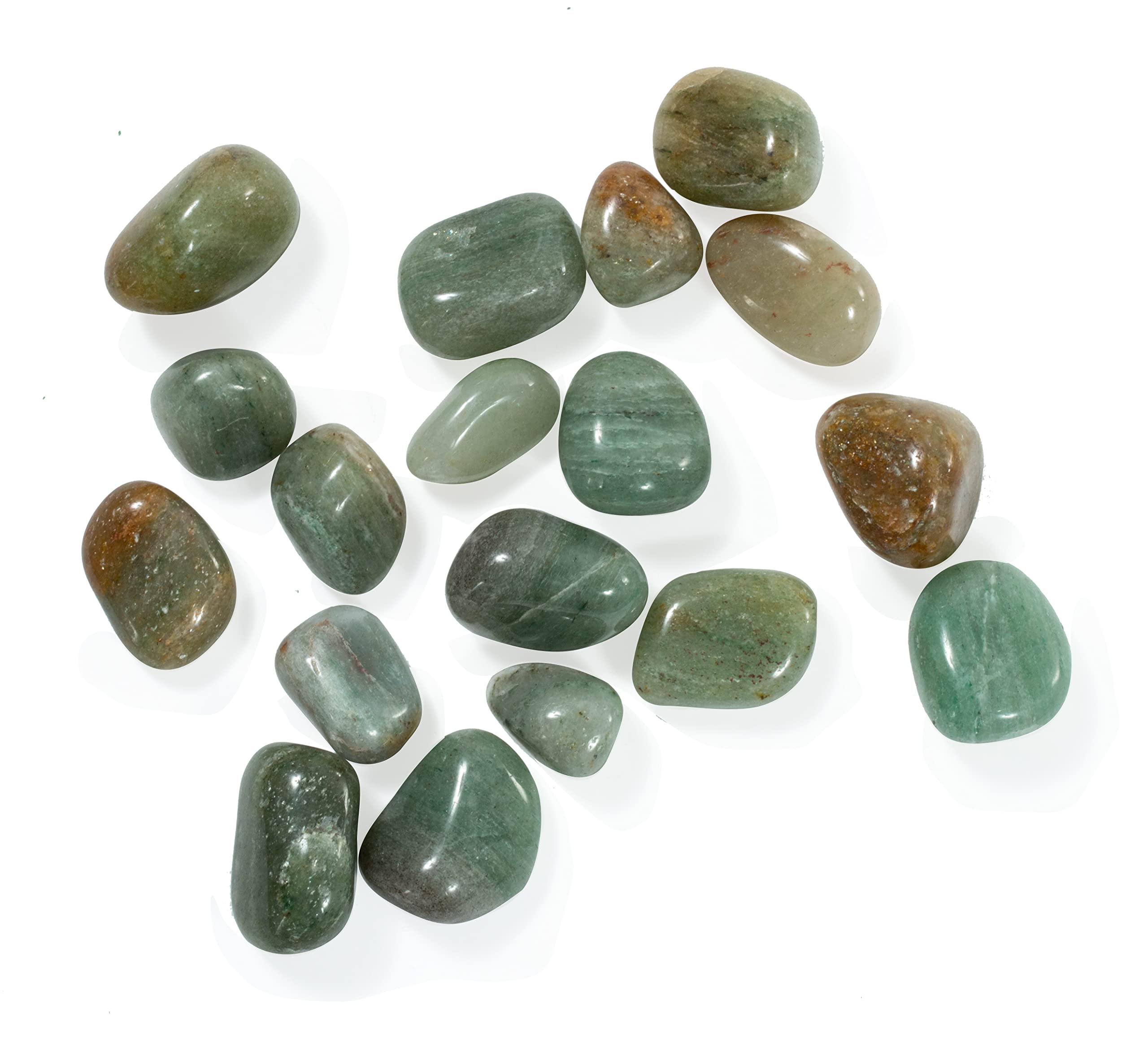 Natural Green Aventurine Tumbled Stones 0.75”-1.25” Bulk Healing Crystals for Meditation, Reiki, Jewelry Making & Home Decor (1 Piece)