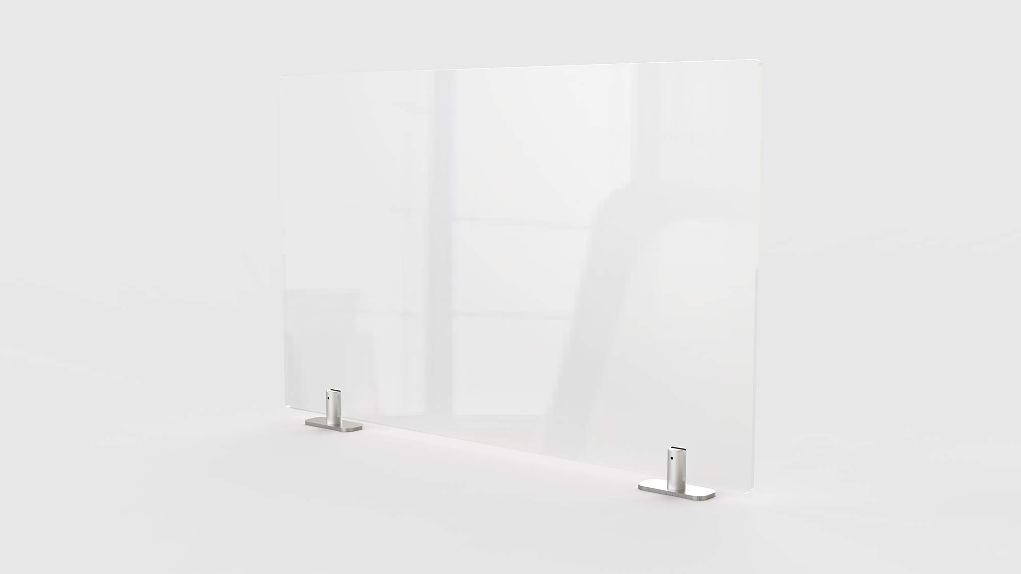 Ghent Clear Partition Extender with Adhesive Tape - 18