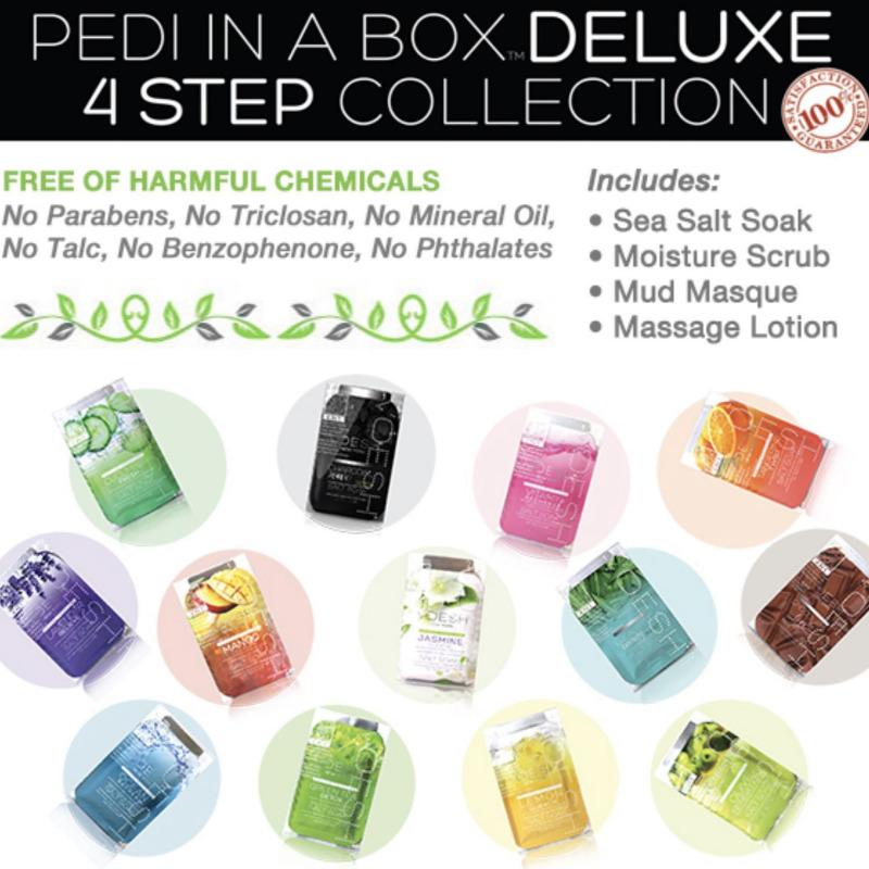 Voesh Pedi in a Box Ocean Refresh Exfoliating Foot Peel Mask - Spa Quality At-Home Pedicure Treatment for Soft Smooth Feet | Perfect for Self-Care, Travel & Gift Giving