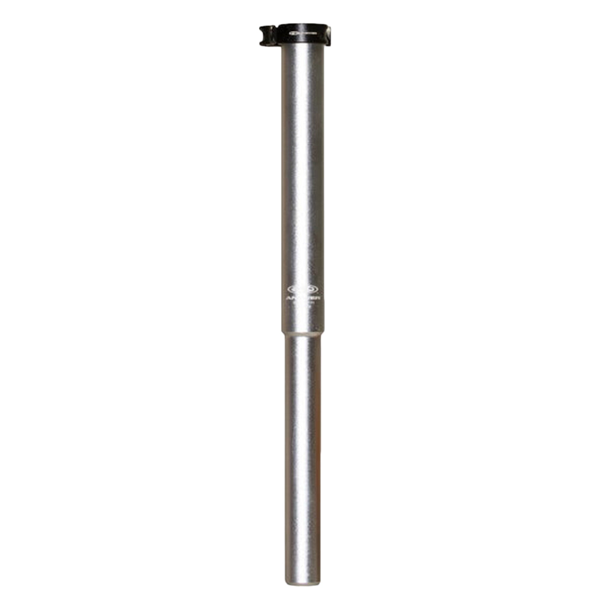 AnswerBMX Seatpost Extender 27.2x407mm Silver - BMX Bike Seat Post Extension for Height Adjustment - Perfect for BMX, Mountain & Road Bikes