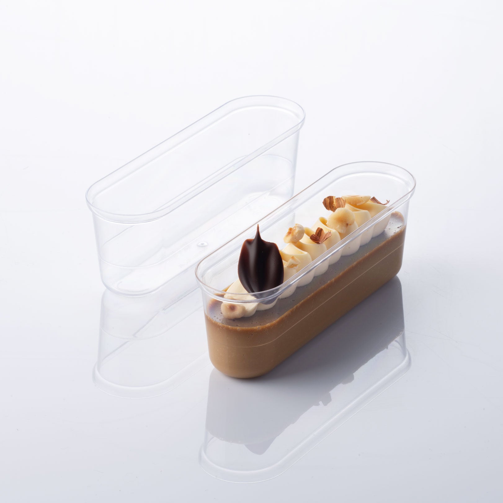 Eclair Cup 5.5 oz - Premium Dessert Cups for Baking, Pastries & Individual Desserts - Perfect for Chocolate Mousse, Tiramisu & French Pastries