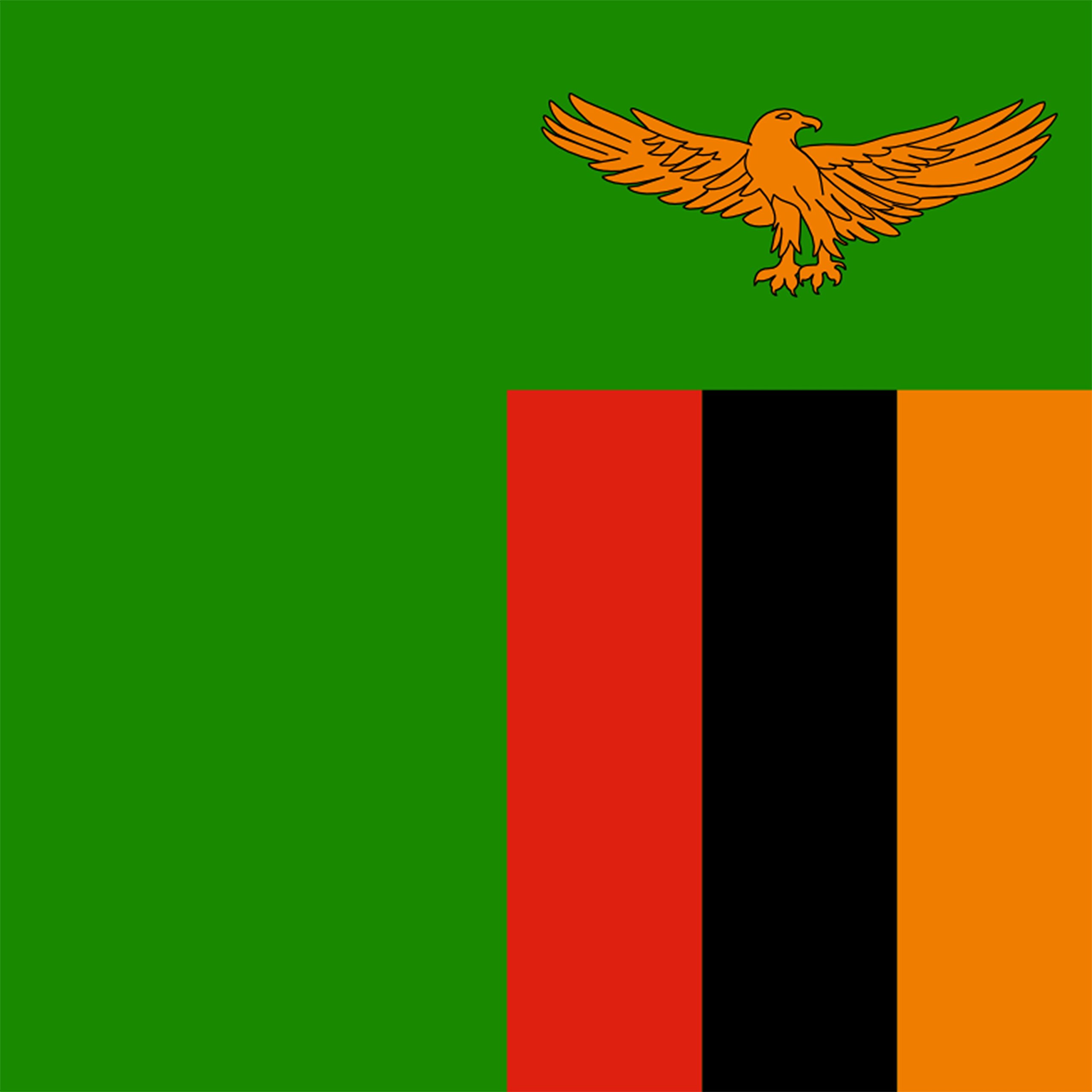 Zambia National Flag Vinyl Sticker - Durable Decal for Laptops, Cars, Windows - Perfect for Travel Fans & Country Pride Decor
